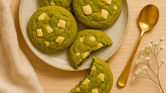 Recette : cookies au matcha et chocolat blanc